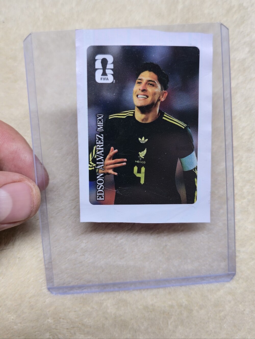 Edson Alvarez Mexico 2026 FIFA Workd Cup Soccer Panini Sticker Coca Cola MNT
